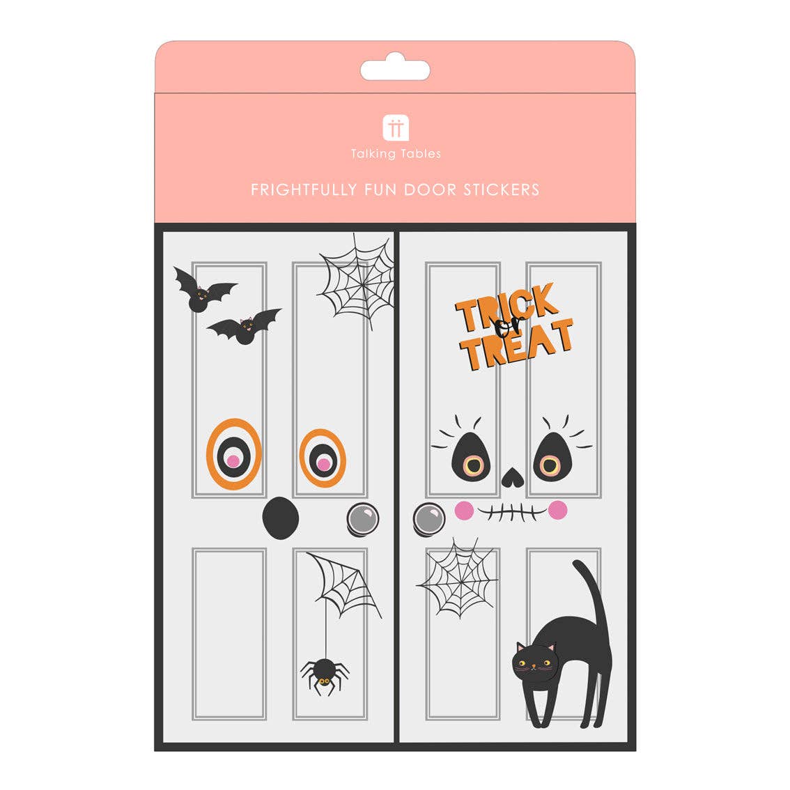 Halloween Reusable Door Stickers - A3 Sheets | 4 Pack |