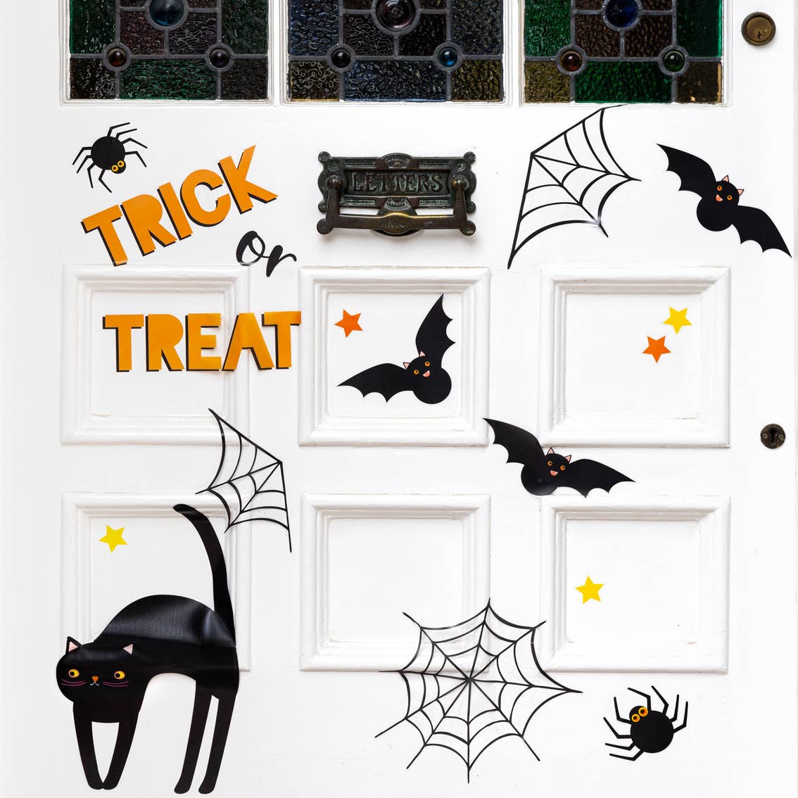 Halloween Reusable Door Stickers - A3 Sheets | 4 Pack |