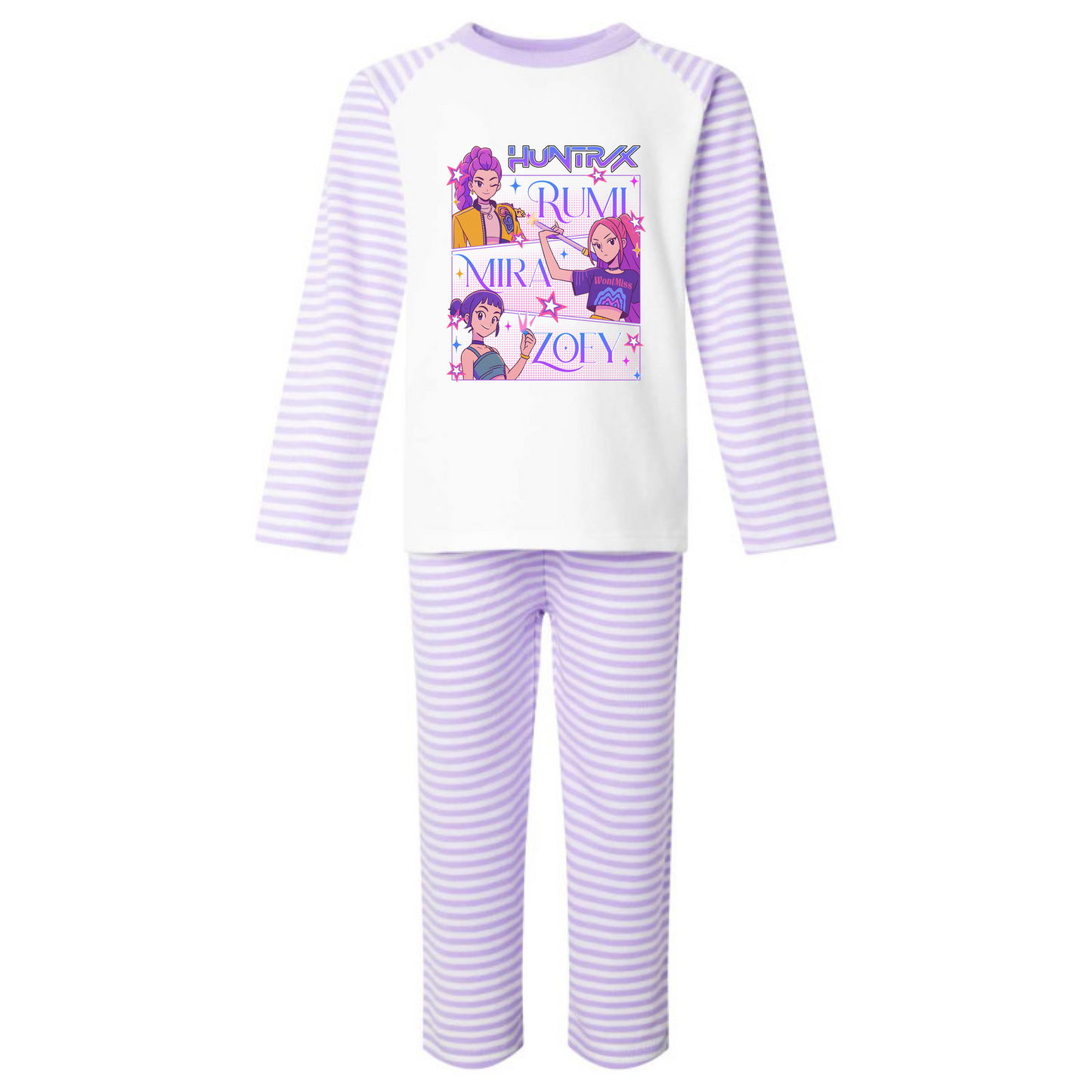 Huntrix K-POP stripe pyjamas
