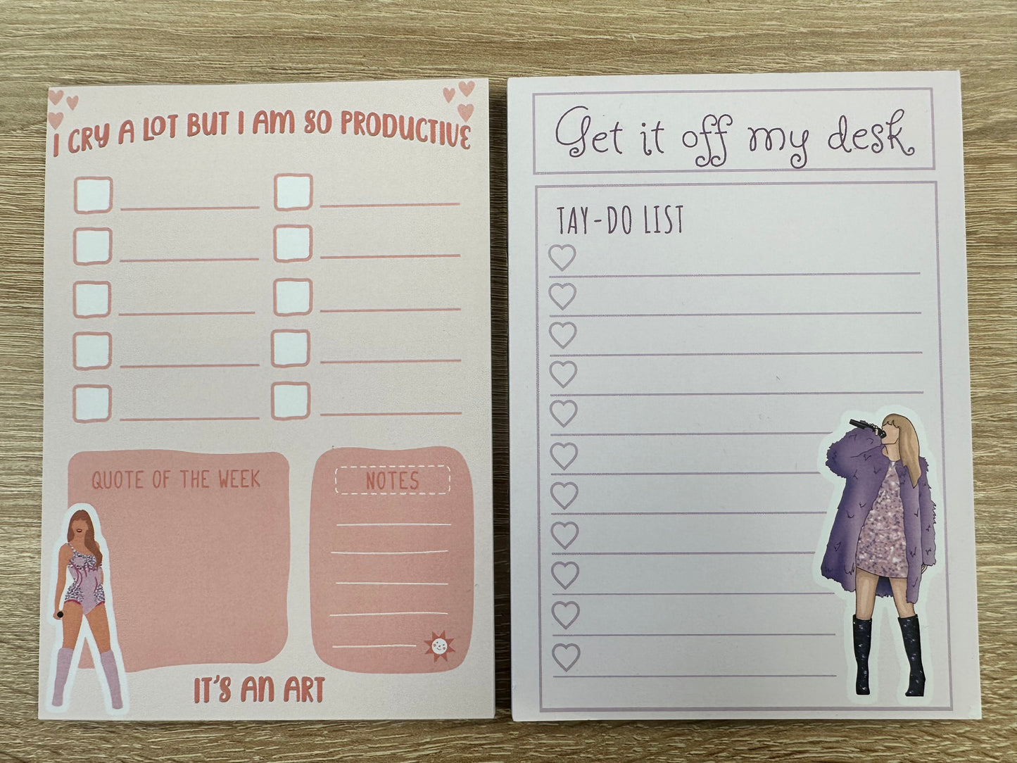 Pink ‘so productive’ A6 notepad