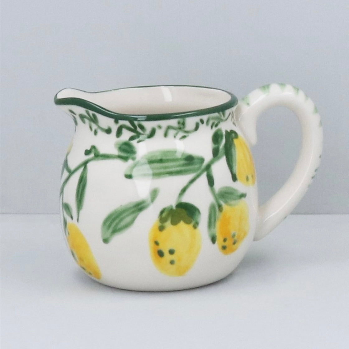 Stoneware Creamer Jug - Artisan Lemon