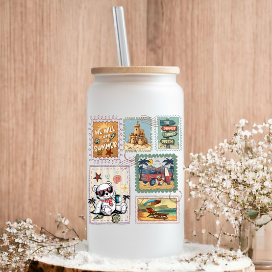TSITP frosted glass tumbler 550ml