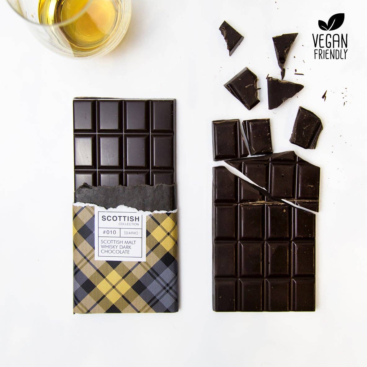 Dram of Whisky Chocolate Bar, 100g