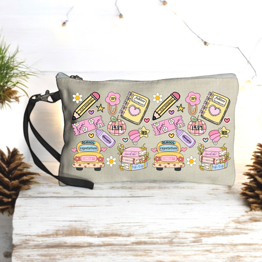 Swiftie school icons pouch