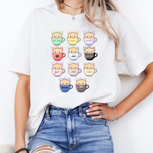 Taylor Swift cats in teacups albums T-shirt