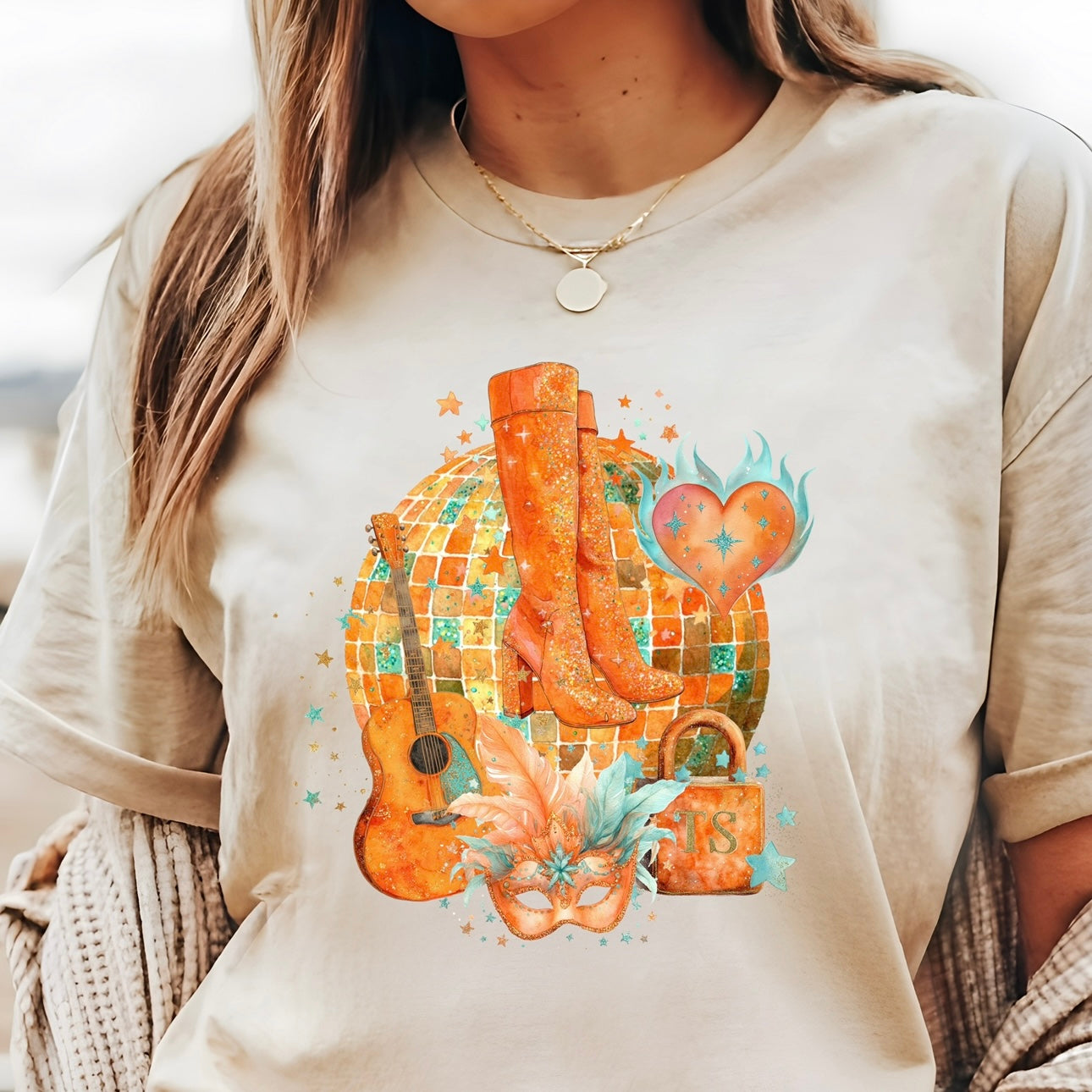 Showgirl Taylor icons T-shirt