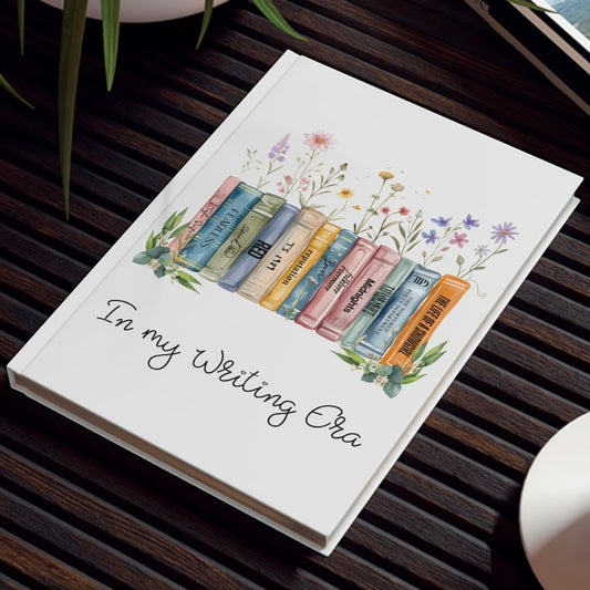 TS12 In my Writing Era hardback lined journal