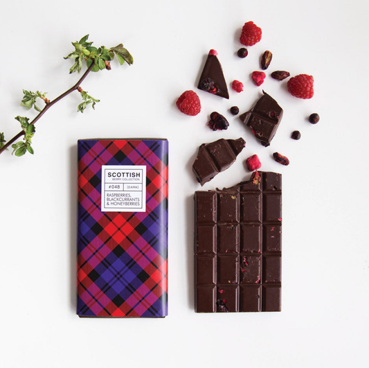Scottish Berries Dark Chocolate Bar, 100g  £3.00